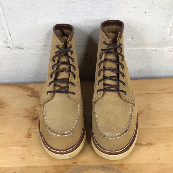 Red Wing Shoes Womens 9.5B Classic Moc Boots 2nds - Picture 3 of 14